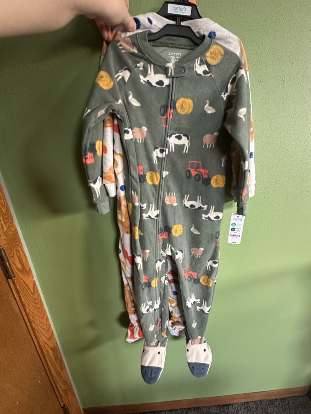 Carter's 2 Pack NWT Footed Pajama Sleeper 4T